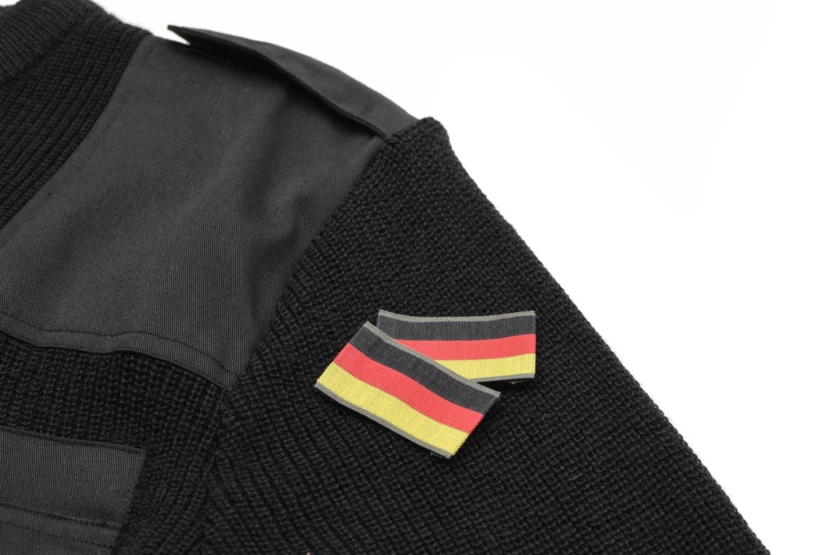 Mil-Tec Marke Herren Pullover Deutscher Pullover Kommando Pullover Schwarzer Pullover Wolle
