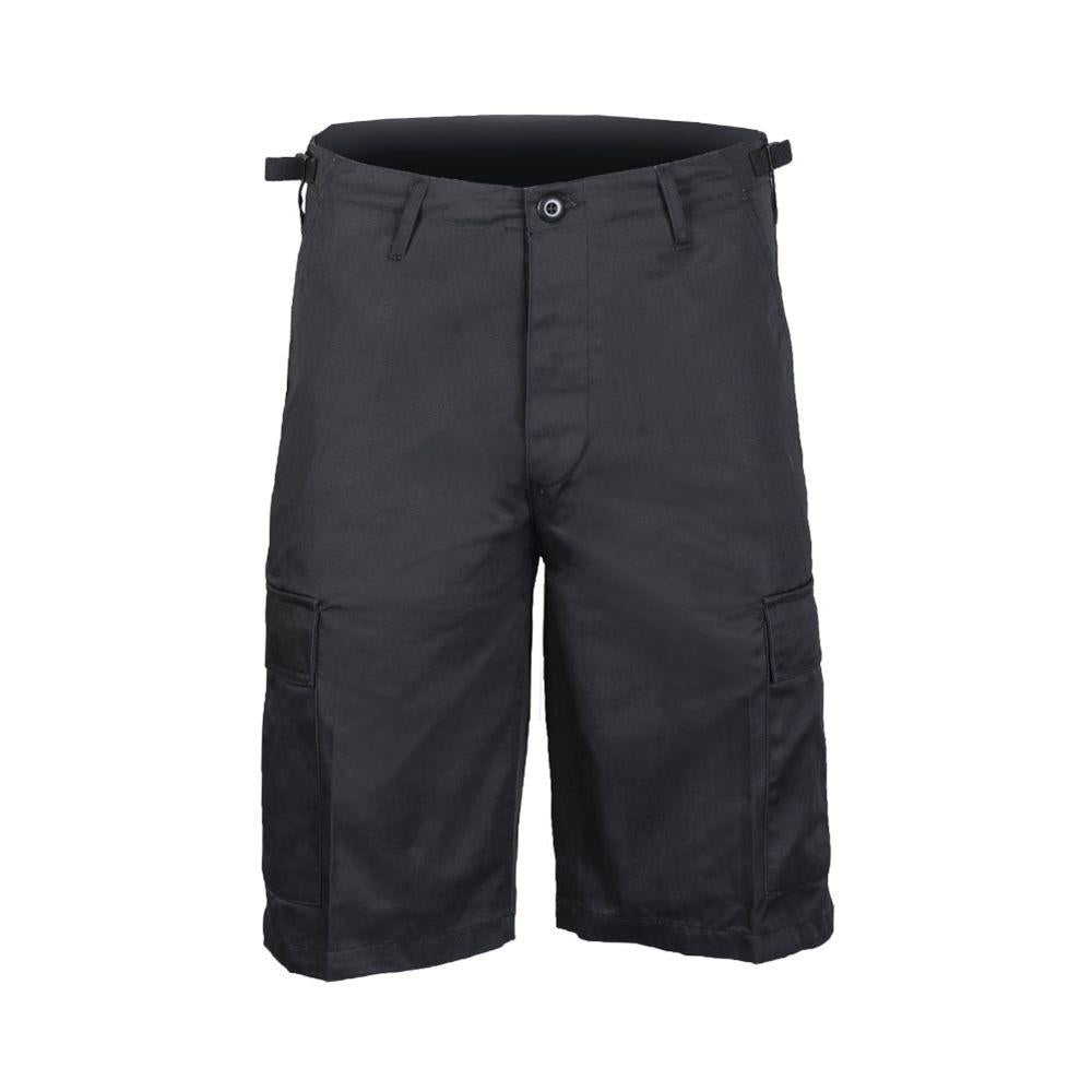 Mil-Tec Brand Militär-Stil Truppen Bermuda Kampfuniform Armee Shorts schwarz