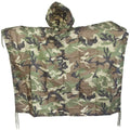 MIL-TEC Brand Poncho im Armee-Stil wasserdichter Regen-RipStop-Umhang Militär Woodland