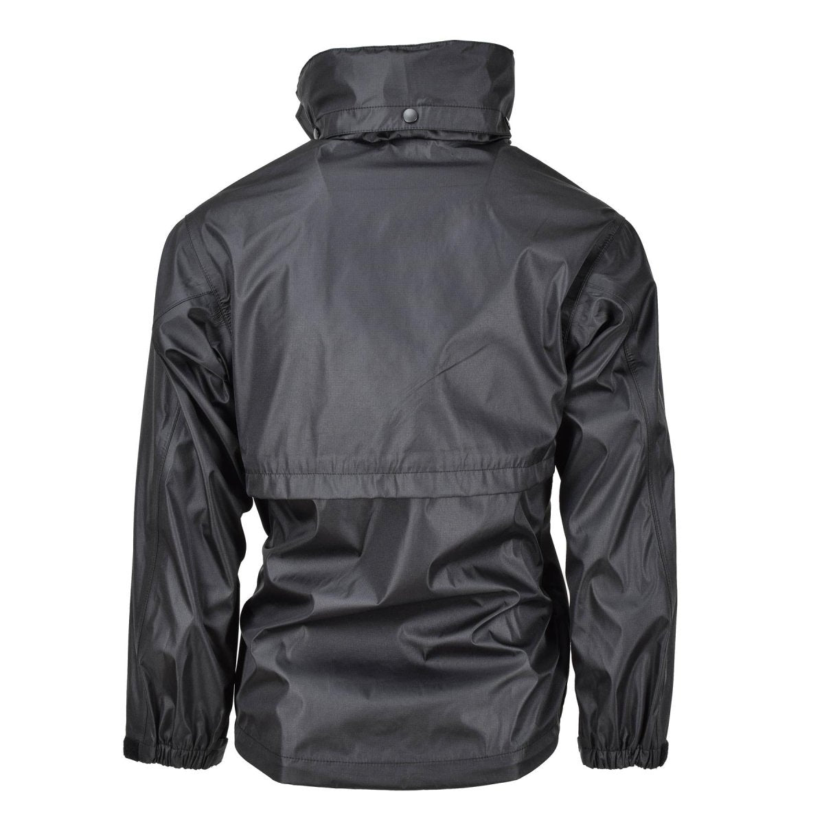 Mil-Tec Brand Regenjacke Schwarz wasserdicht Herren Regenbekleidung wasserabweisend Herren