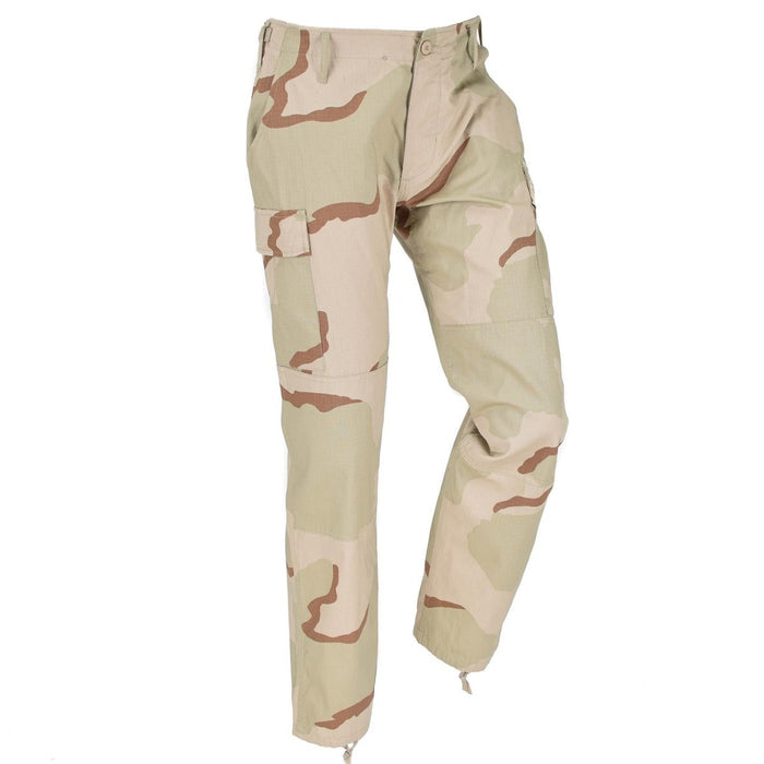 Mil-Tec Marke: Cargohose im US-Armee-Stil, 3-farbiges Wüstentarn-BDU-Muster – GoMilitar