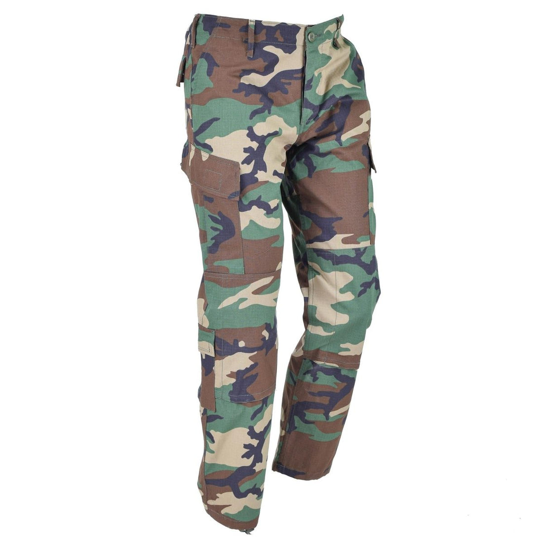 Mil-Tec Brand US-Militärstil Woodland Camo Ripstop Soldaten BDU Cargohose