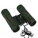 MIL-TEC Collapsible Binoculars 10x25 Clear View Protective Nylon Bag Camo - GoMilitar