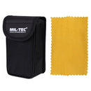 MIL-TEC Collapsible Binoculars 10x25 Clear View Protective Nylon Bag Camo - GoMilitar