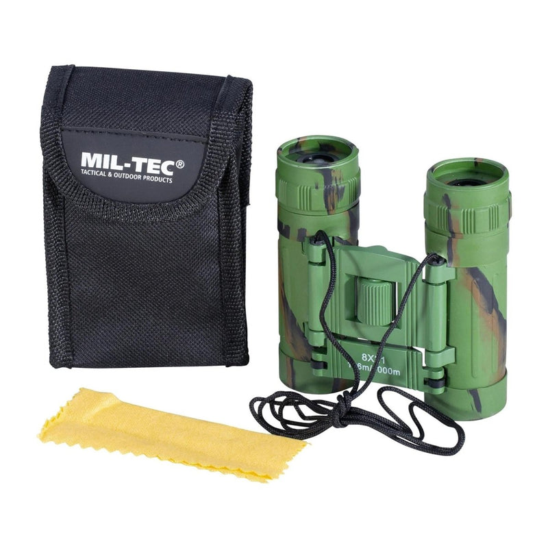 MIL-tec Collapsible Fernglas 8x21 SEFZIGE FEEF 126M NYLON BACK CAMO CAMO