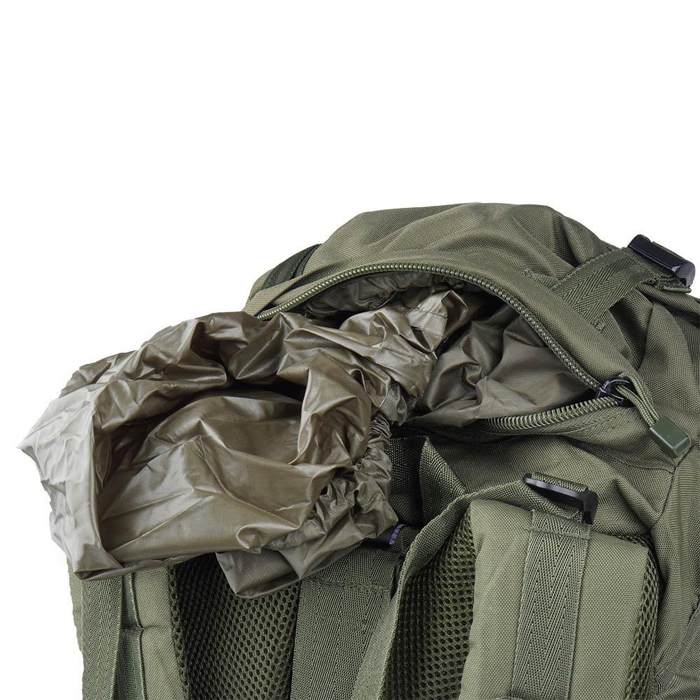 MIL-TEC COMMANDO Wanderrucksack 55 Liter wasserdichte Hülle grün großer Daypack