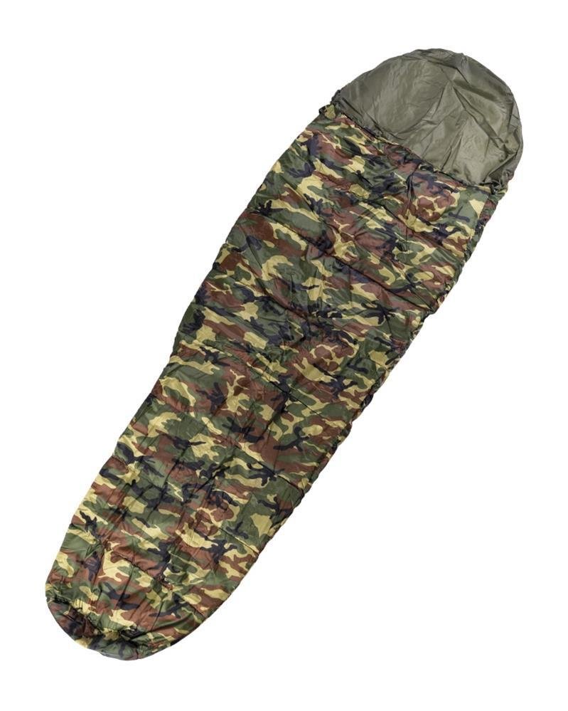MIL-tec Commando Schlafsack 225 cm 2 Wege Reißverschluss links leicht
