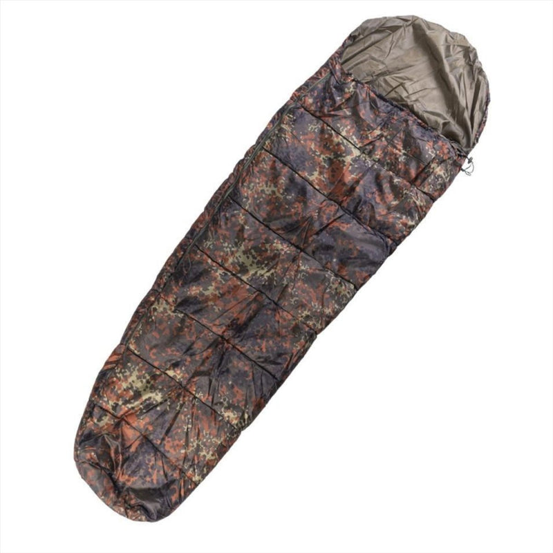 MIL-tec Commando Schlafsack 225 cm 2 Wege Reißverschluss links leicht