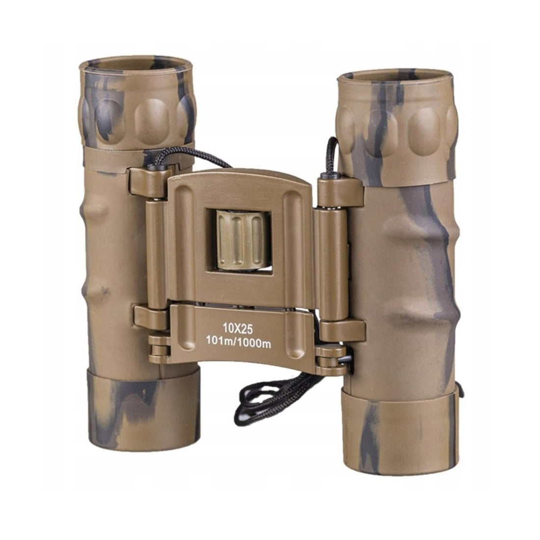 MIL-tec Gen II Collapsible Fernglas 10x25 Diopter Feinsteuerbeutelwüste