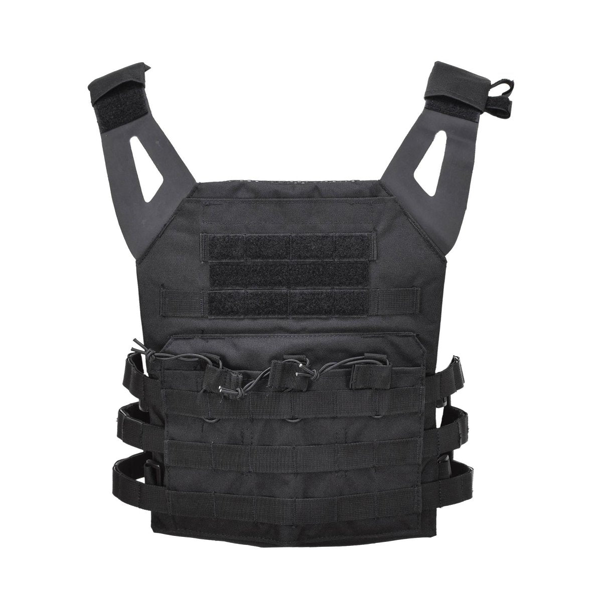 MIL-TEC GEN II Militärische Plattenträgerweste, taktische Kampfweste, modulare Weste, Schwarz