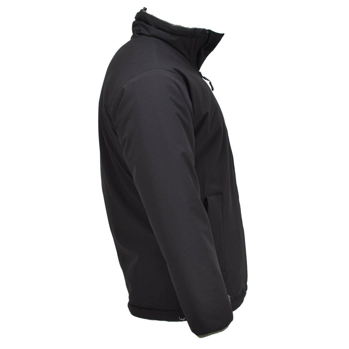 MIL-TEC Deutsche Militärjacke für kaltes Wetter, wendbar, winddicht, Grün/Schwarz, NEU