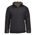 MIL-TEC Deutsche Militärjacke für kaltes Wetter, wendbar, winddicht, Grün/Schwarz, NEU