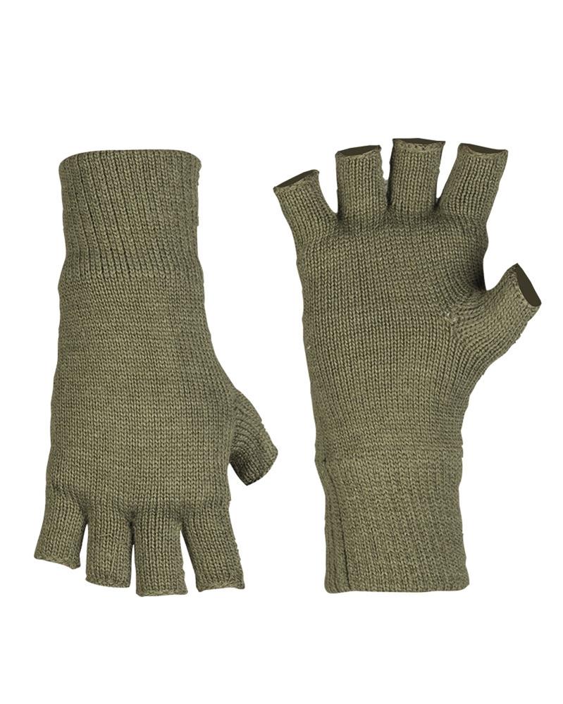 Fingerlose Wärmehandschuhe Mil-Tec Herren Warmes THINSULATE™ Futter Olivgrün Taktische Winterausrüstung