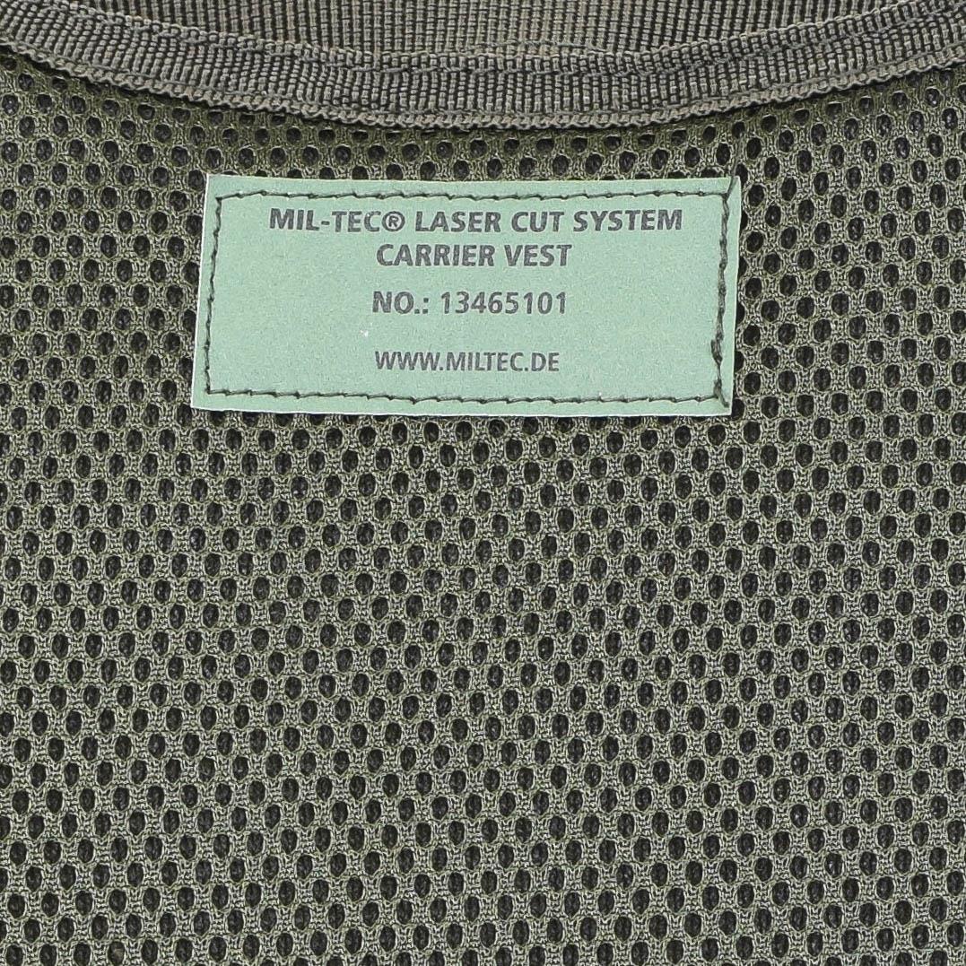 MIL-TEC LASER CUT modularer Plattenträger taktische Kampfweste Molle Oliv