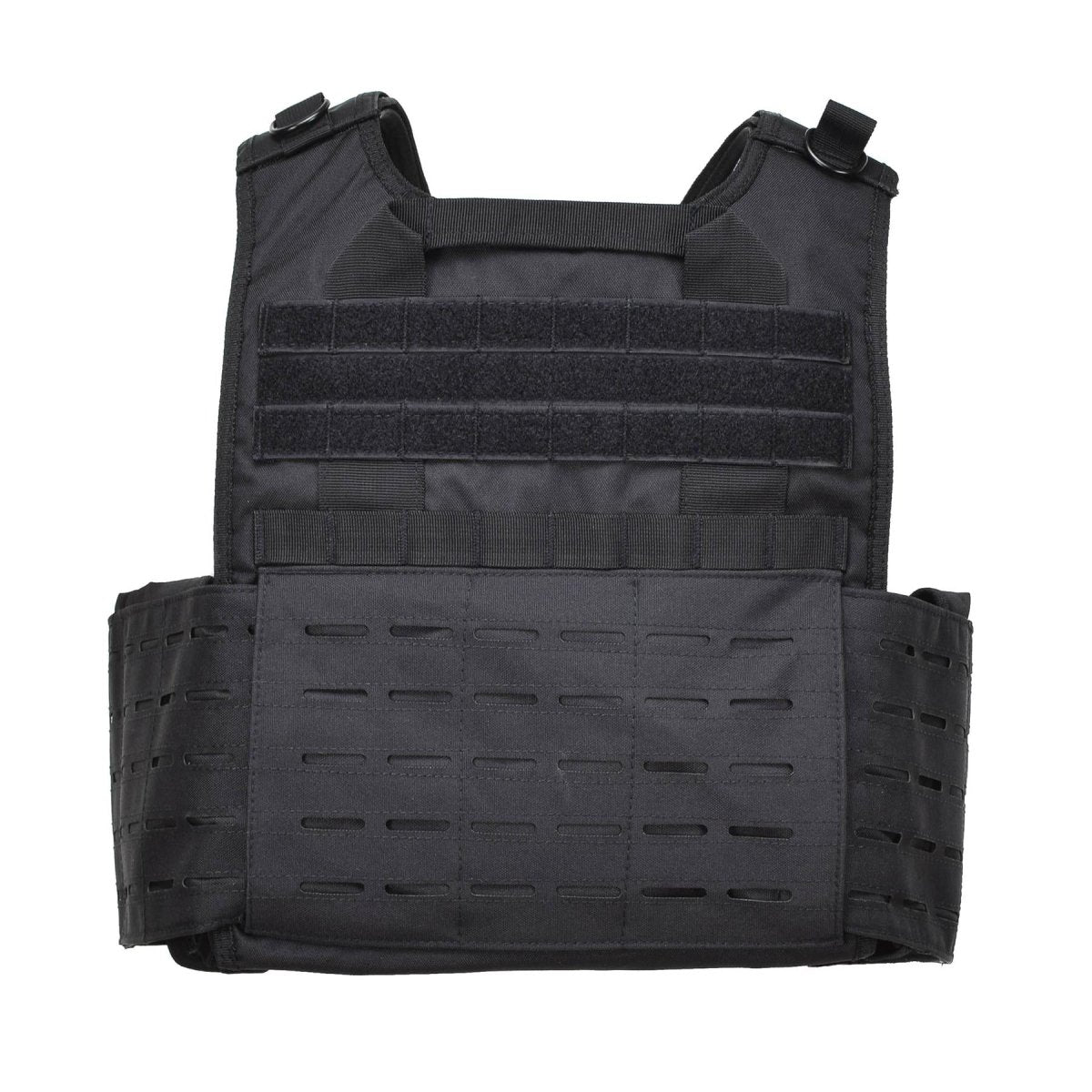 MIL-TEC LASER CUT taktischer Plattenträger für den Kampf Militärweste Molle komprimierbar Schwarz