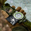 MIL-tec Military Prismatic Compass Aluminium präzises Navigationsinstrument Olive
