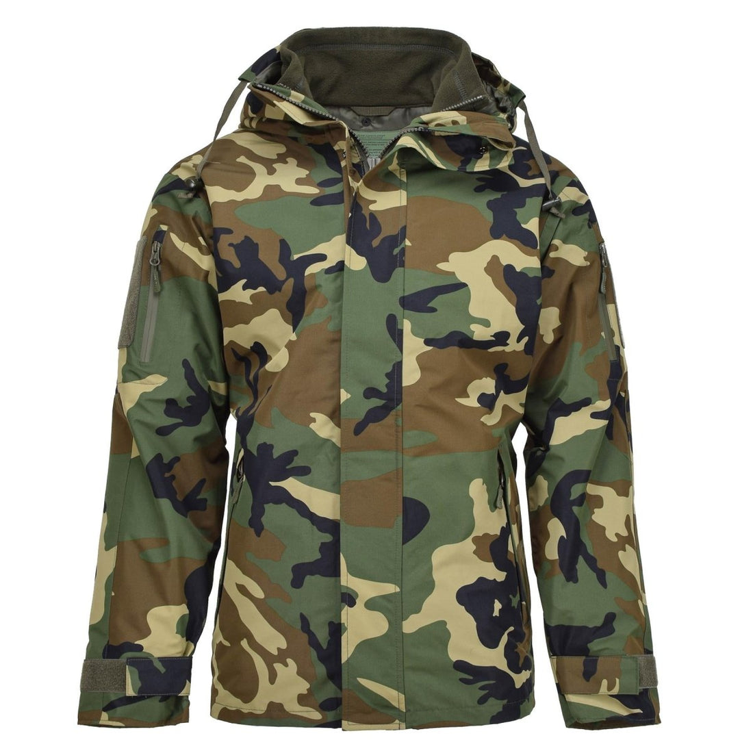 MIL-TEC Militärstil GEN II gefütterte Winterjacke Woodland Camo Softshell Parka