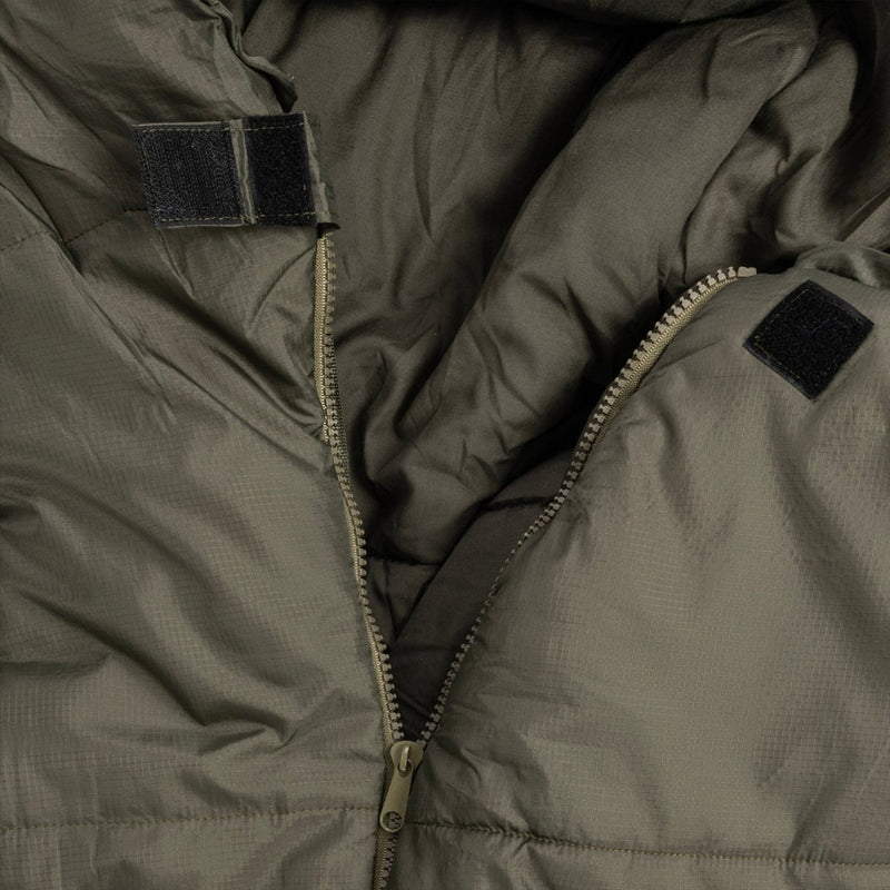 MIL-tec Mumie Schlafsack 230 cm warm warm 3D Hollowfibre-Kompressionssack Olive