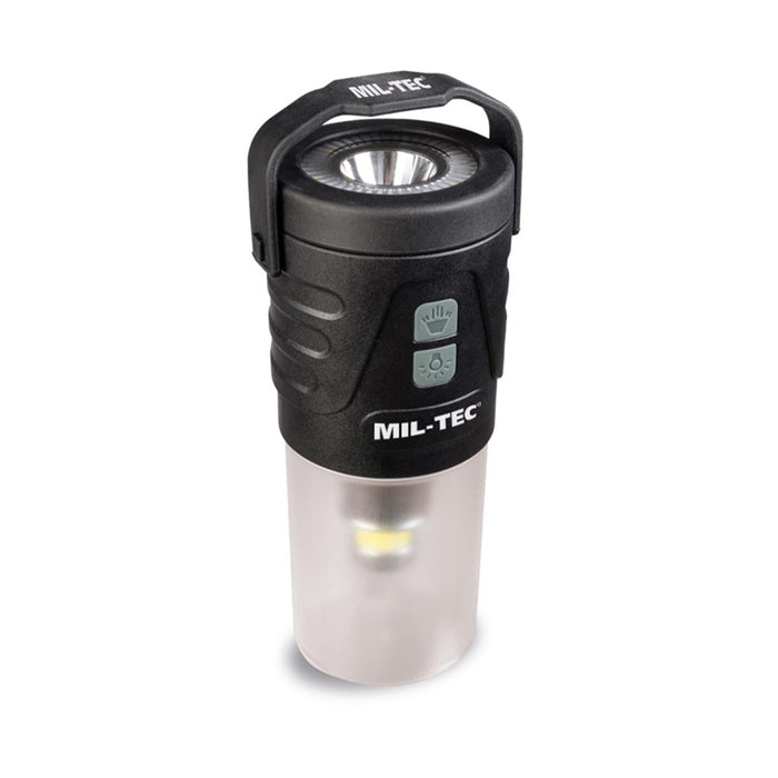 MIL - TEC Rechargeable Lantern LED Camping Flashlight Outdoor USB - C 410 Lumen - GoMilitar