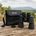 Mil-Tec Gummibeschichtetes Fernglas 7x50 Outdoor Wandern Jagdoptik Schwarz
