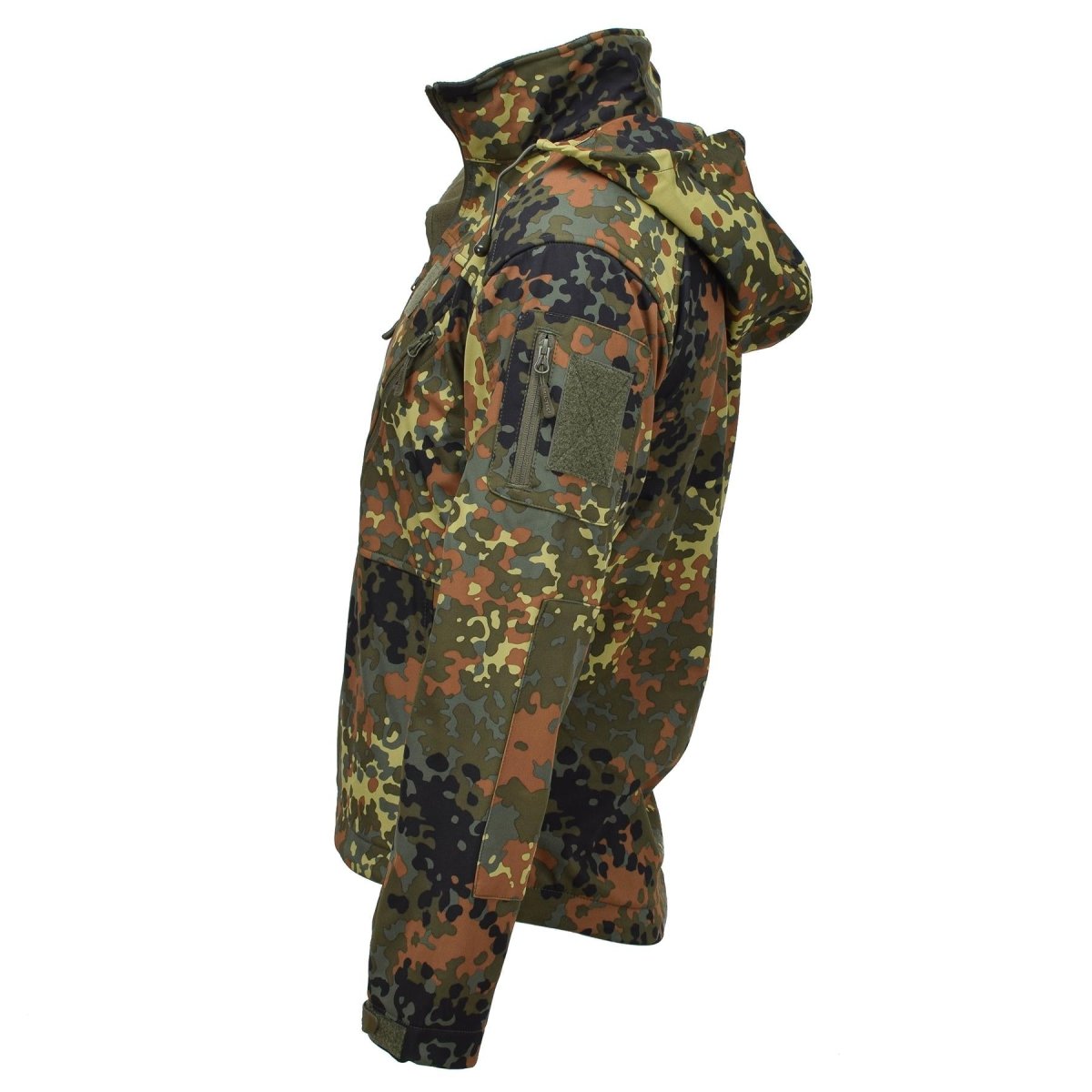 MIL-TEC Softshelljacke SCU 14 Deutsch Flecktarn Outdoor Wanderoberbekleidung