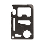 MIL-TEC Survival Tool Edelstahl Outdoor-Multitool-Tasche inklusive Schwarz