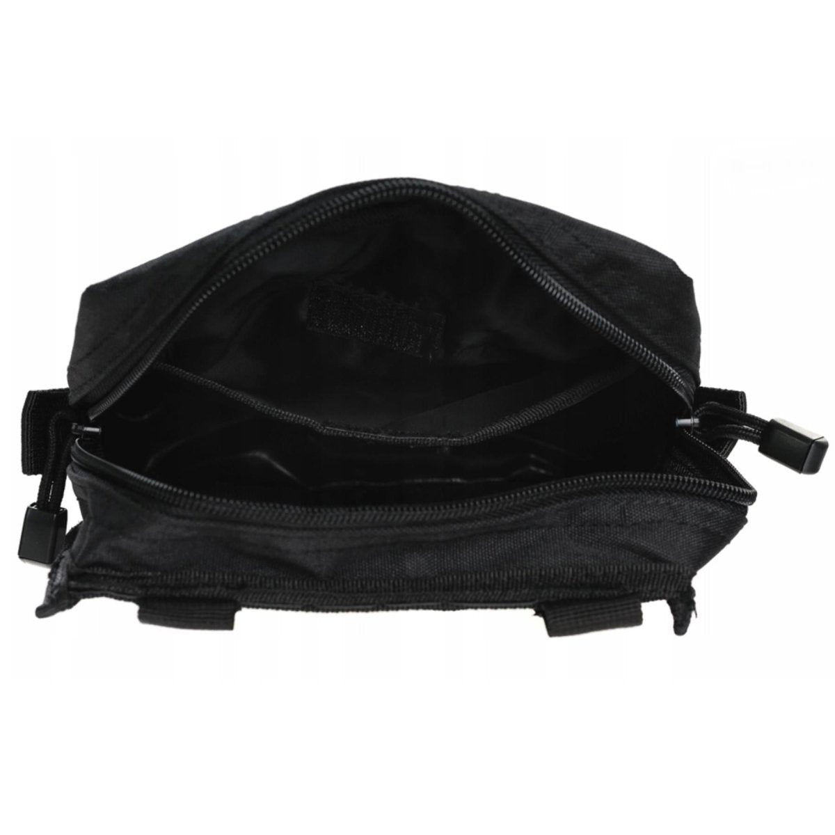 MIL-TEC taktische Gürteltasche Molle Befestigung Reißverschluss Utility Bag schwarz