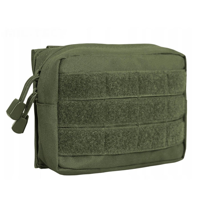 Olivgrüne MIL-TEC Universal-Gürteltasche mit MOLLE-Gurtband, kompakt, langlebig und vielseitig für den taktischen Einsatz.
