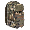 MIL-TEC US Assault taktischer Rucksack 20 Liter Wandern Trekking Woodland Daypack