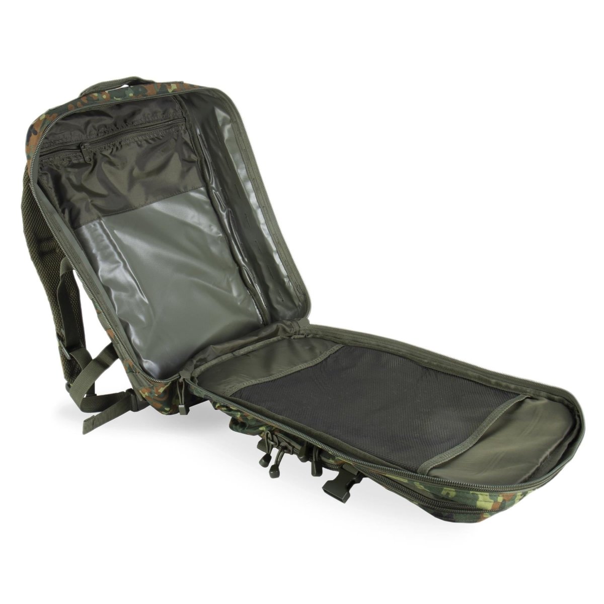 MIL-TEC US Assault Trekkingrucksack groß 36L Rucksack Flecktarn Tagesrucksack Tasche