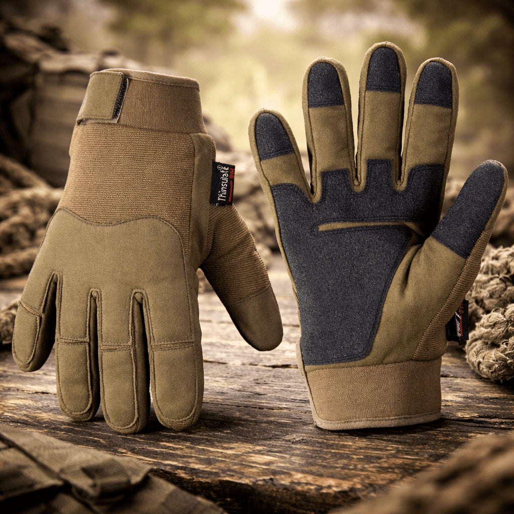 Mil-Tec Winter Taktische Handschuhe Thinsulate HiPora Water Resisant Cold Olive
