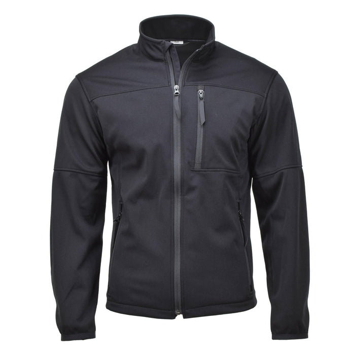 Windstopper-Jacke im Militär-Stil, winddicht, Gore-Tex-Membran, wasserdicht, Schwarz – GoMilitar