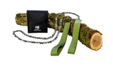 NORDIC POCKET SAW Kompakte Kettensäge aus Kohlenstoffstahl LONG Edition Wander- und Campingwerkzeug