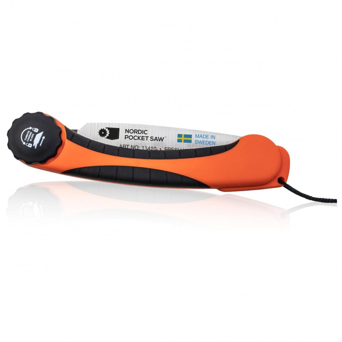 NORDIC POCKET SAW Klappbare Säge aus frischem Holz, kompaktes Wander- und Campingwerkzeug