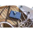 Opinel Nomand Kochset für den Außenbereich, 5-teilig, Messerbrett, Handtuch, Reiseset, Blau