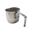 Original Österreichische Bundesheer Feldflasche Edelstahlbecher Klappgriff Militärausgabe