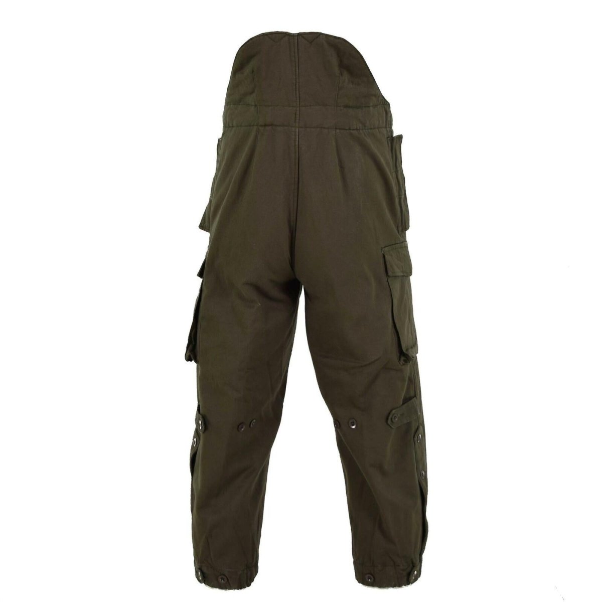 Original Österreichisches Bundesheer Kampfhose Latzhose Militär oliv OD Overall mit Hosenträgern NEU
