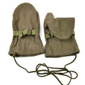 Original Österreichische Bundesheer Wolle Trigger Finger Fäustlinge Winterhandschuhe Oliv