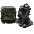 Originales österreichisches Militär-Drager-Gasmasken-Set, militärisches Sammlerstück, Oliv