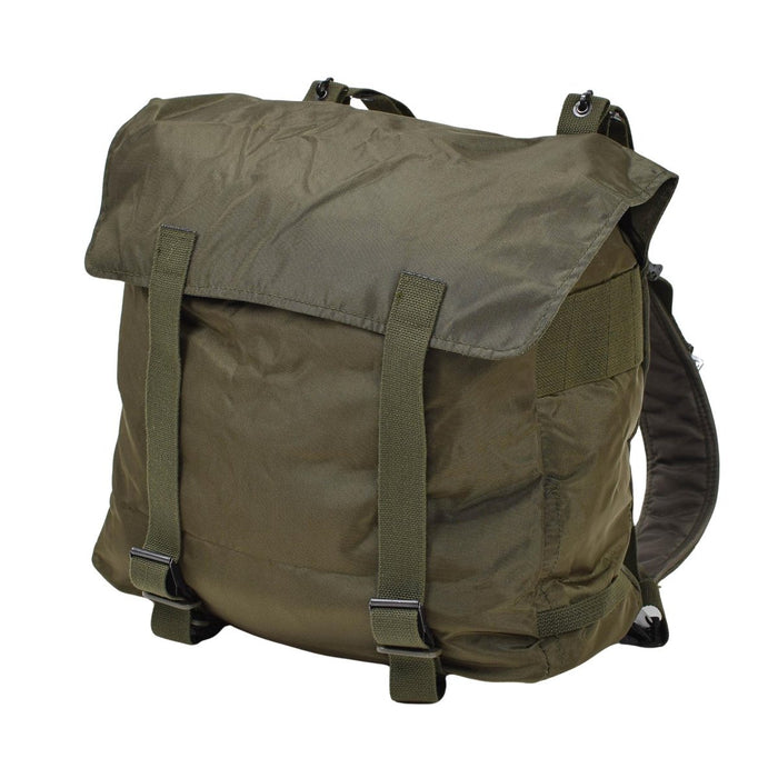 Original österreichische militärische taktische Feldtasche oliv beschichteter Rucksack Camping NEU - GoMilitar