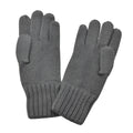 Original Österreichische Militärwärmer Wollhandschuhe grau atmungsaktiv gestrickt Winter NEU