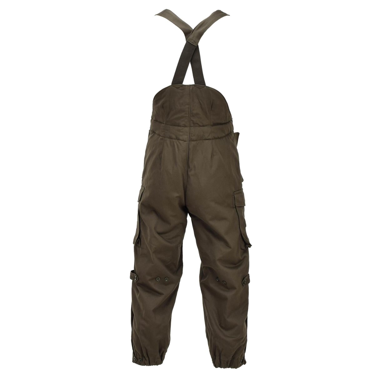 Original österreichische Militär-Winterhose, isoliert, wasserabweisend, Oliv