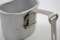 Original belgische Armee Feldflasche Tasse Becher Mess Aluminium Topf Bushcraft wie US M1910