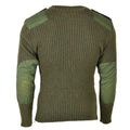 Original belgischer Armeepullover Kommandopullover Grün Oliv Pullover Reine Wolle