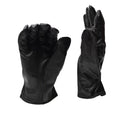 Original Belgian army tactical soldier leather gloves black military issue NEW - GoMilitar