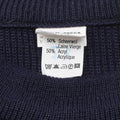 Original belgischer Militärpullover, warmer, gestrickter blauer Pullover, Armeeüberschuss, NEU