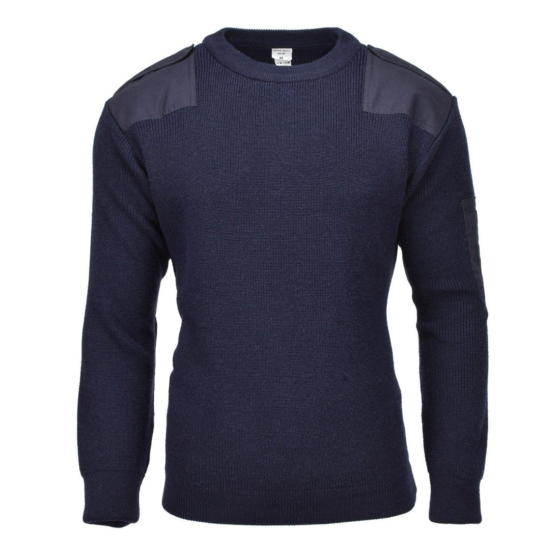 Original belgischer Militärpullover, warmer, gestrickter blauer Pullover, Armeeüberschuss, NEU