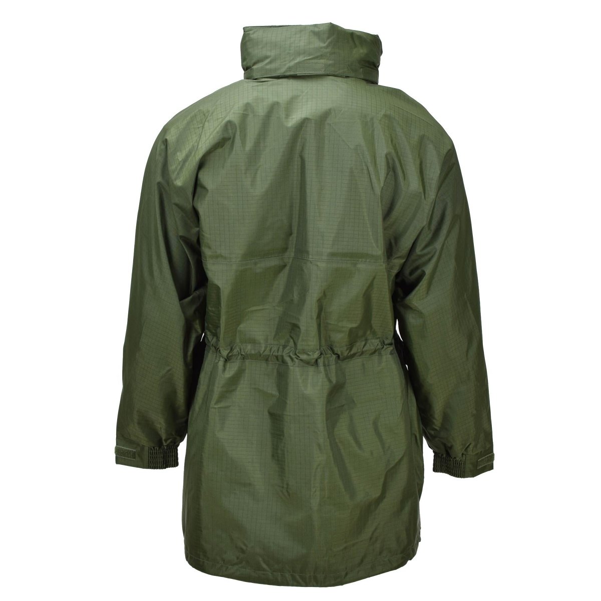 Original belgische Militär Regen lange Jacke mit Futter oliv wasserdicht Feld NEU