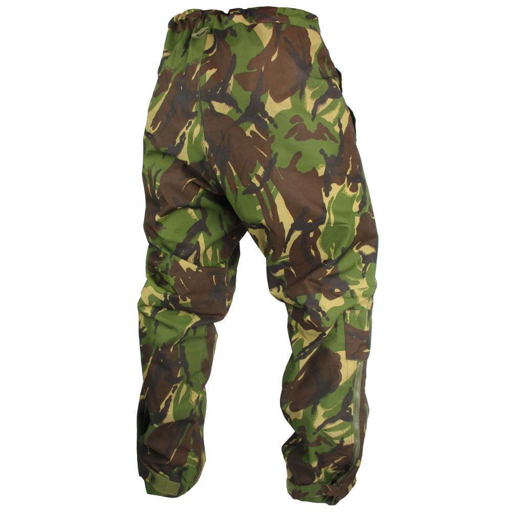 Original britische Armee Militär Kampf DPM Camouflage Regenhose wasserdicht Goretex
