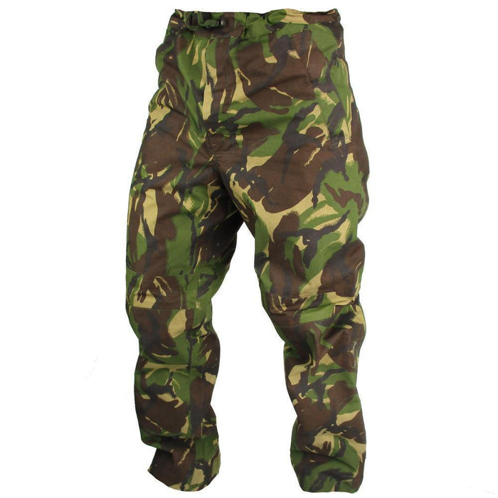 Original britische Armee-Militärkampf-DPM-Camouflage-Regenhose, wasserdichtes Goretex – GoMilitar